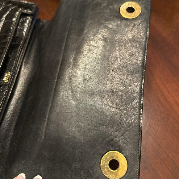 Hermes’ vintage black porosus crocodile bag - Picture 7 of 12